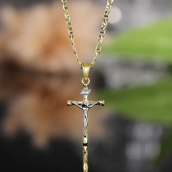 Bayford - Gleaming Cross Pendant Necklace