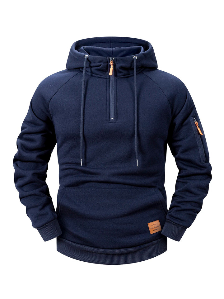 Quenford - Soft-Touch Zip-Up Hoodie