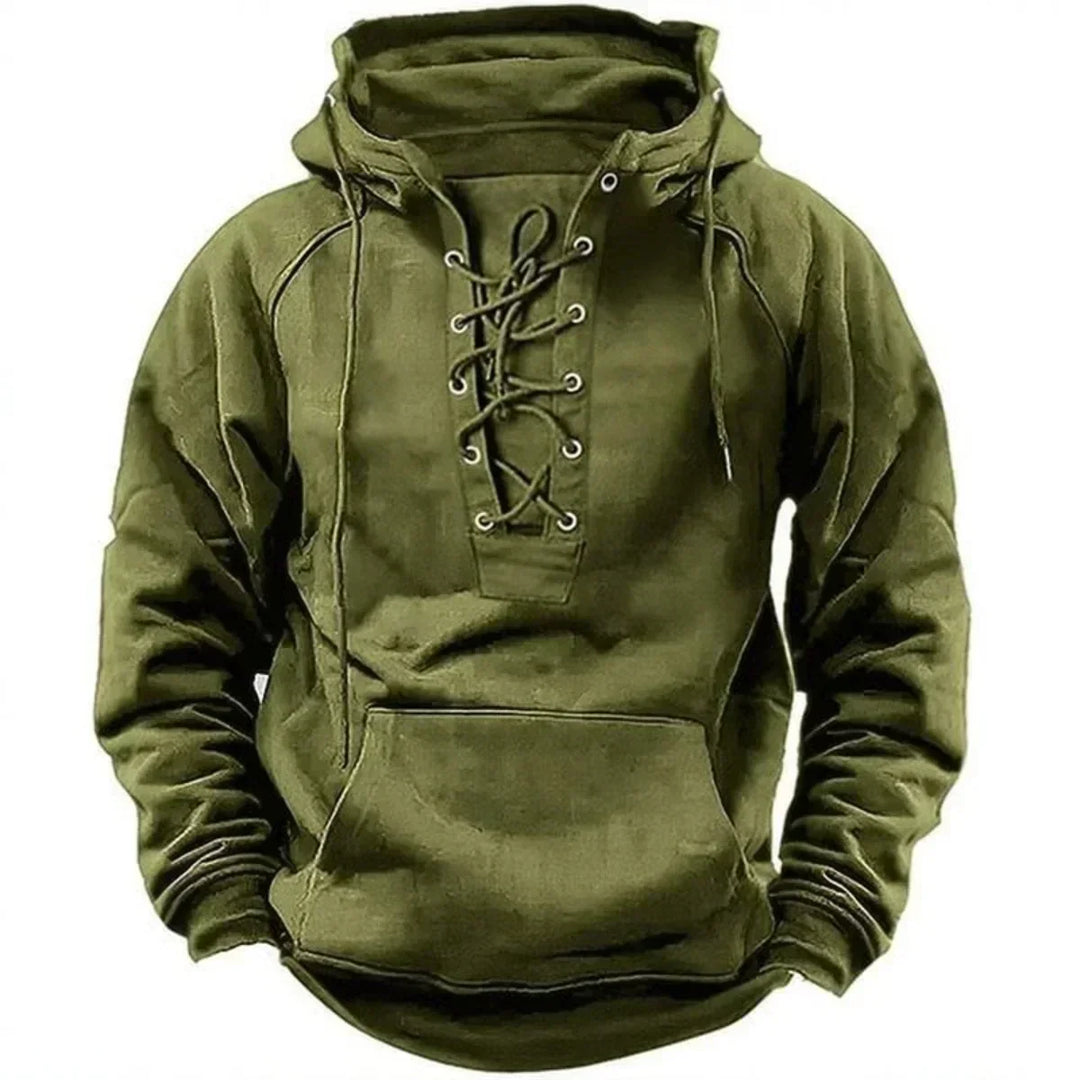 Matteo - Lace-Up Hoodie
