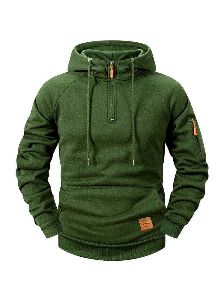 Quenford - Soft-Touch Zip-Up Hoodie