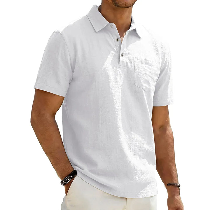 Grafton - Textured Short-Sleeve Polo