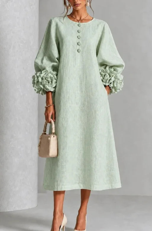 Anavise - Elegant Midi Dress
