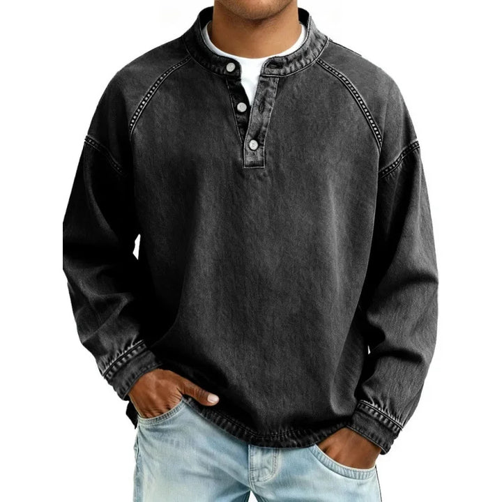Laren - Soft-Touch Vintage Button-Down Shirt