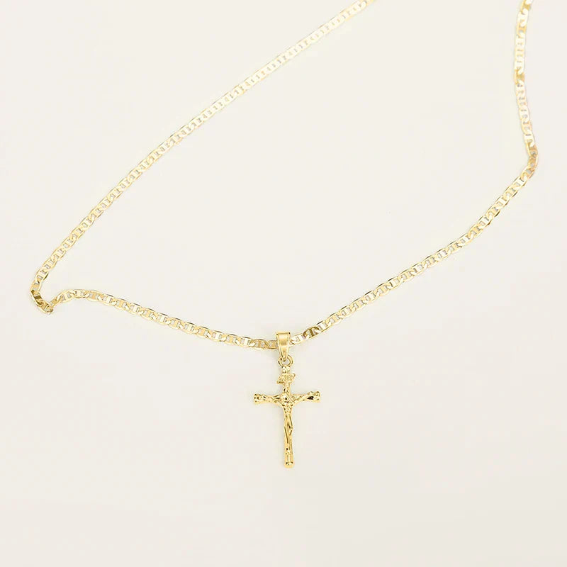 Bayford - Gleaming Cross Pendant Necklace