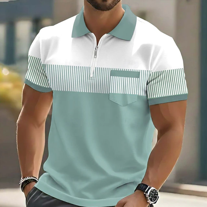 Bexford - Soft-Touch Zip-Neck Polo Shirt