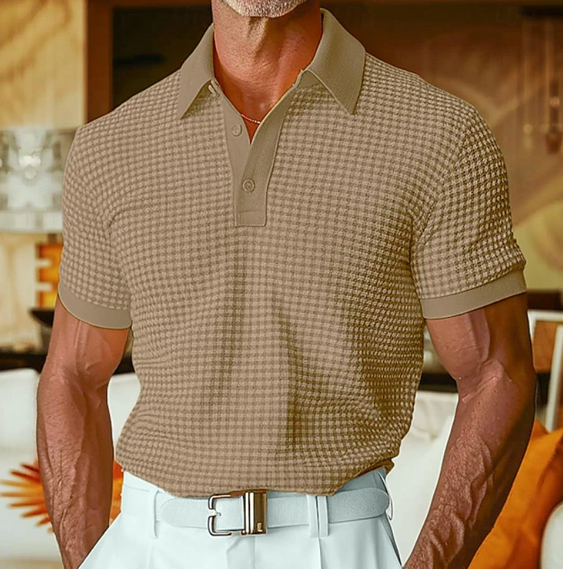 Chatwin - Premium Checked Polo Shirt