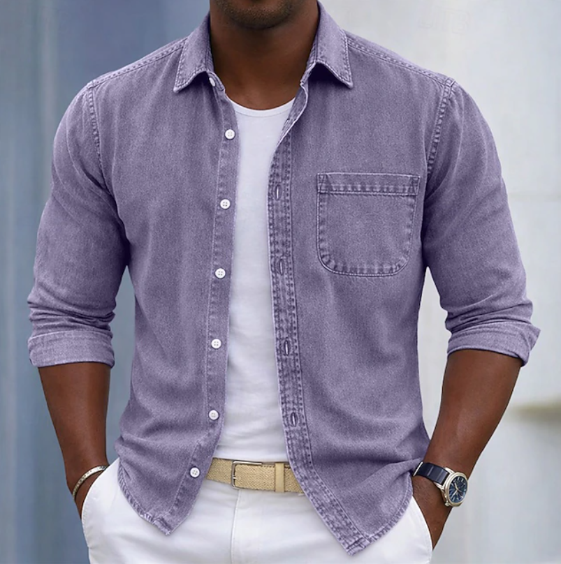 Cromwell - Soft-Touch Long-Sleeve Shirt