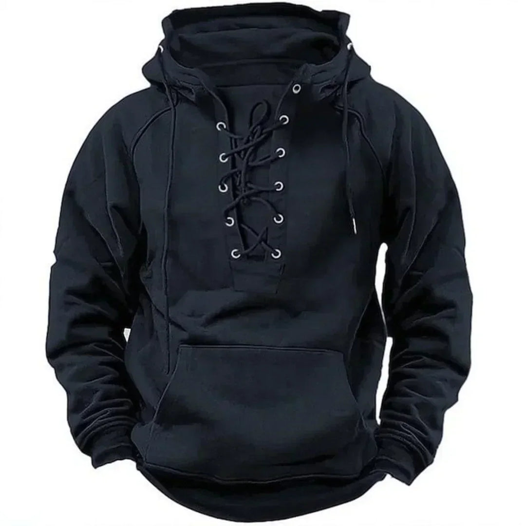 Matteo - Lace-Up Hoodie