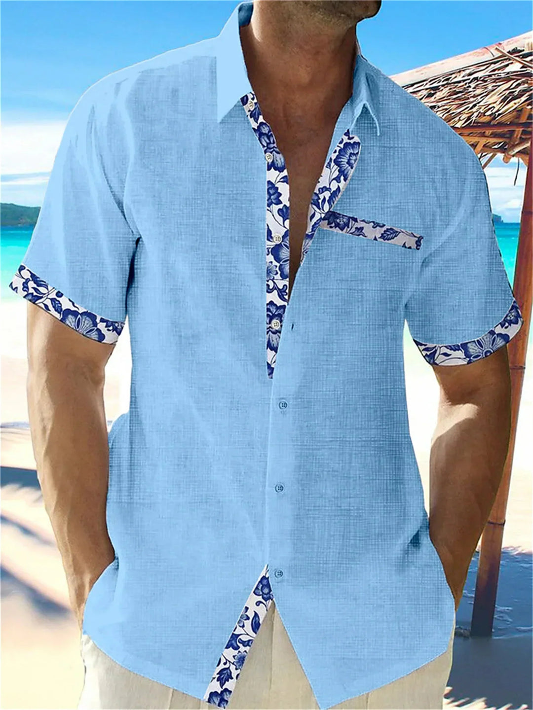 Eastcott - Ethnic Print Casual Summer Shirt