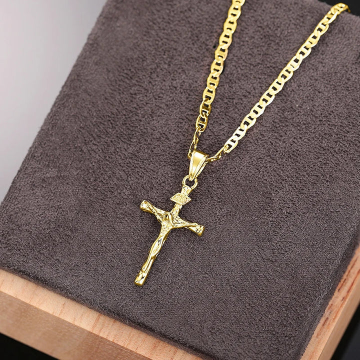 Bayford - Gleaming Cross Pendant Necklace