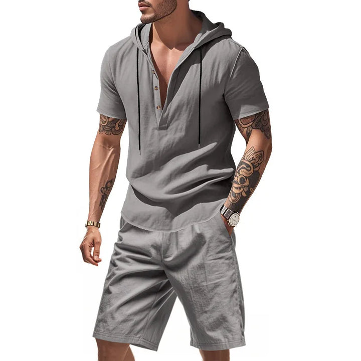 Dylan - Breathable Hoodie & Shorts Set