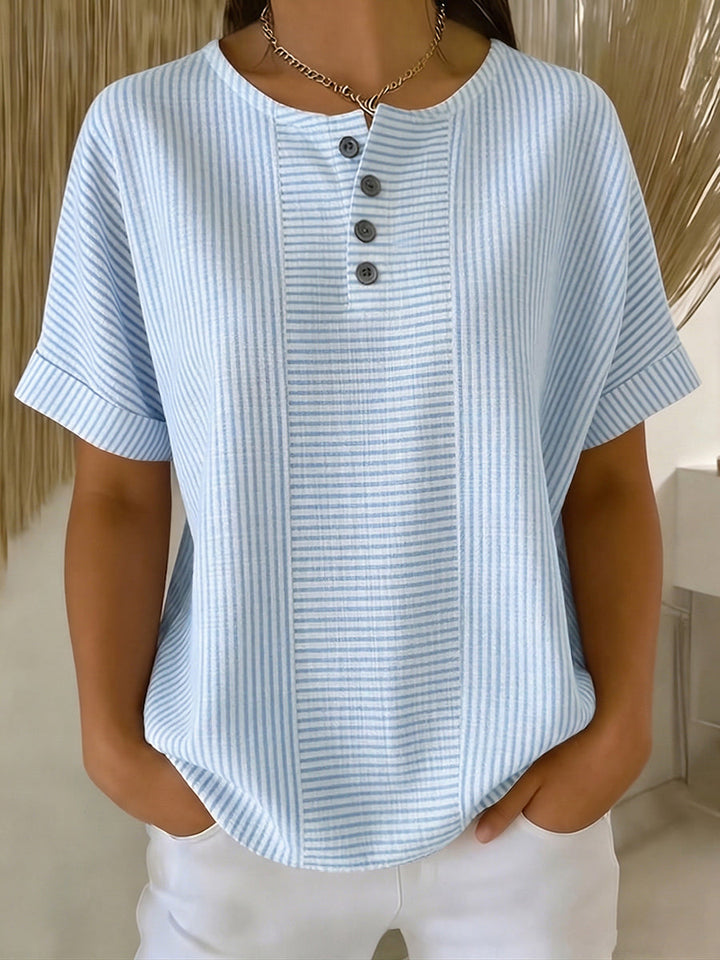 Lavinia - Colorfast Striped Blouse