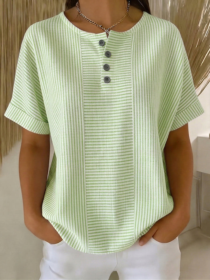 Lavinia - Colorfast Striped Blouse