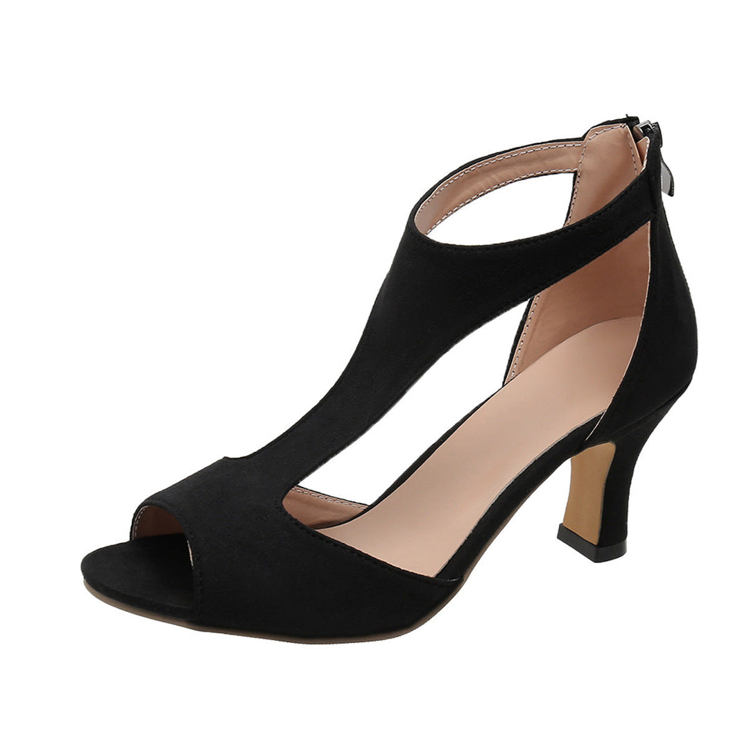 Selya - Cushioned Block-Heel Pumps