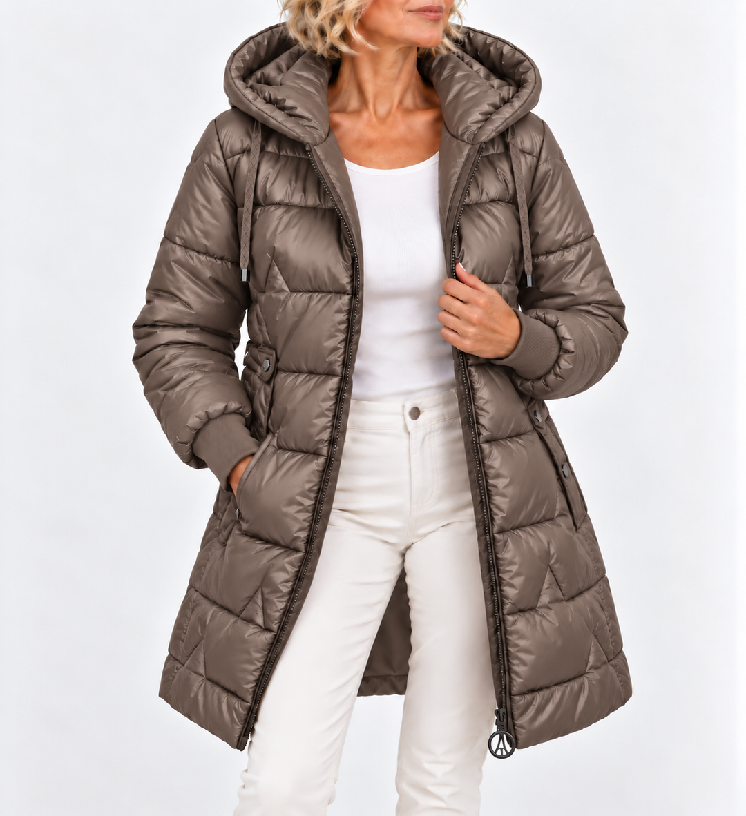 Tilda - Quilted Longline Puffer Jacket