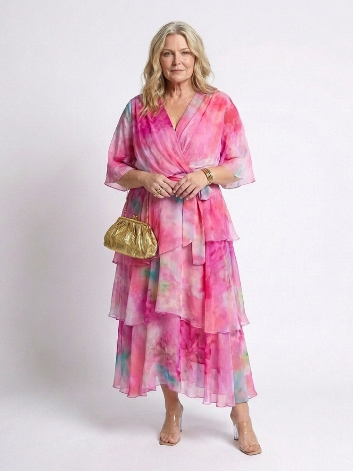 Elsinora - Soft-Touch Layered Maxi Dress