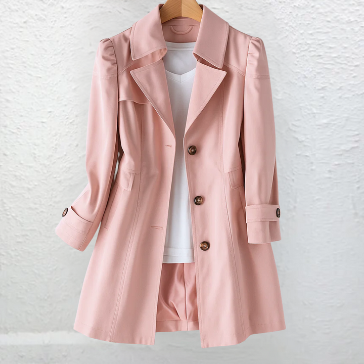 Kaliah - Soft-Touch Trench Coat
