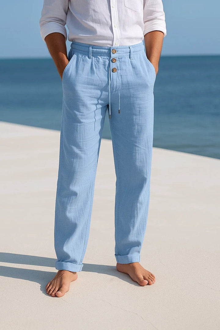 Kenneth - Lightweight Linen Trousers