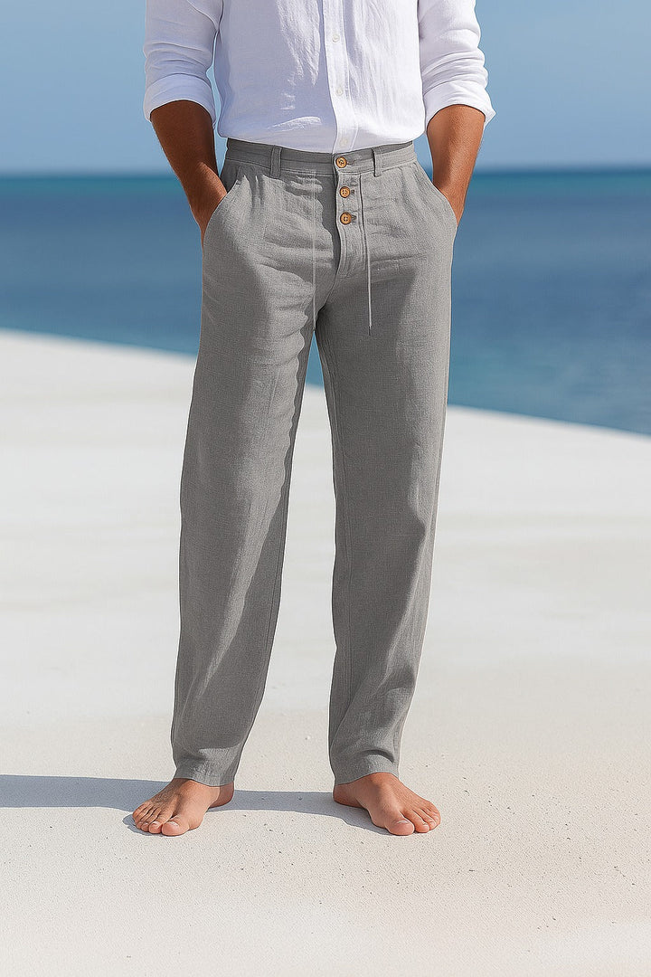 Jarven - Breathable Linen Trousers