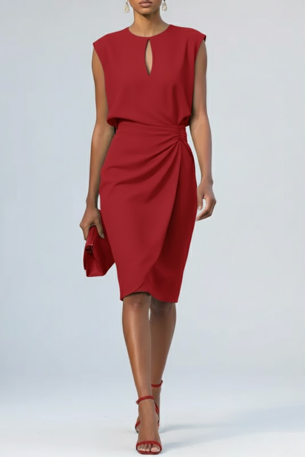 Gisella - Elegant Midi Cocktail Dress