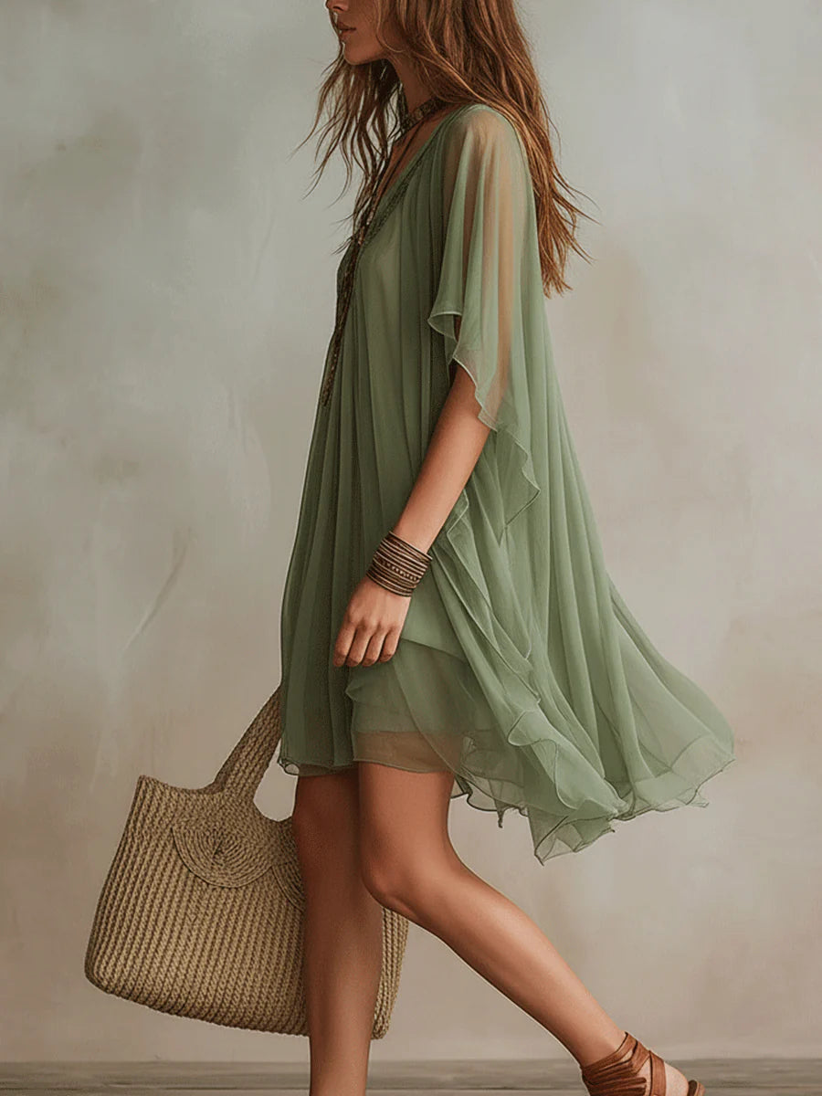Ravenna - Soft-Touch Mini Dress