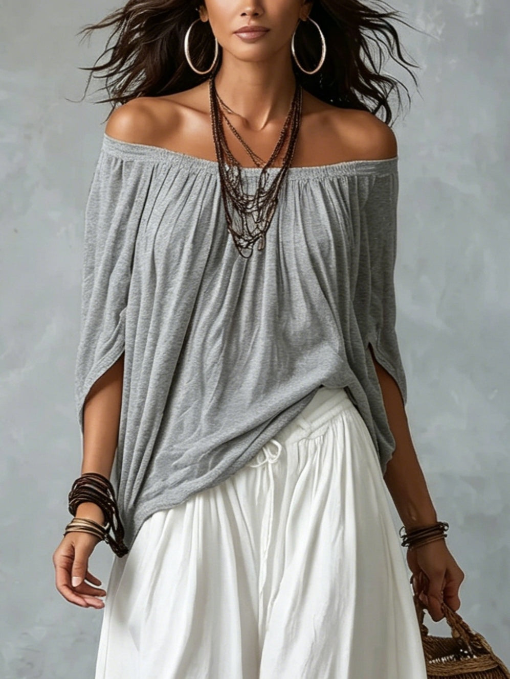 Beatha - Fluid Off-Shoulder Co-ord Set