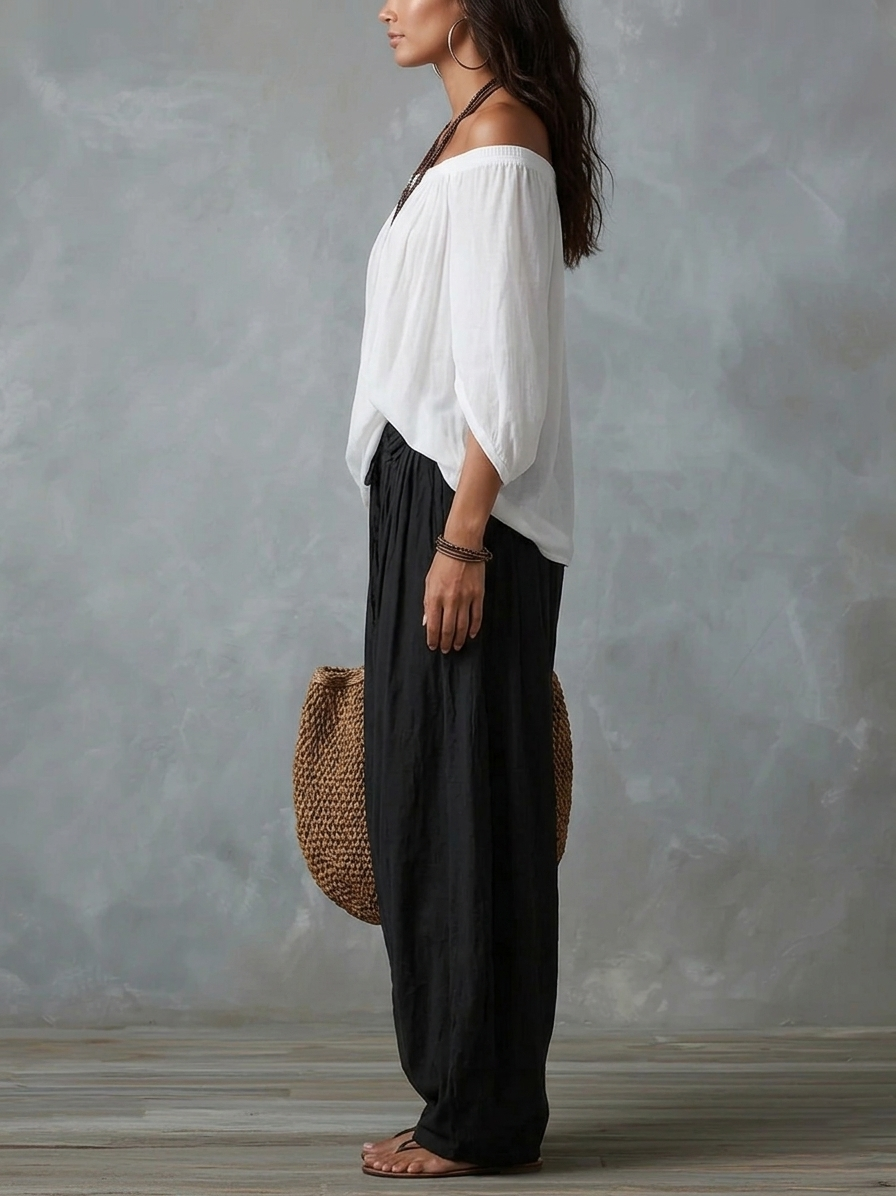 Beatha - Fluid Off-Shoulder Co-ord Set