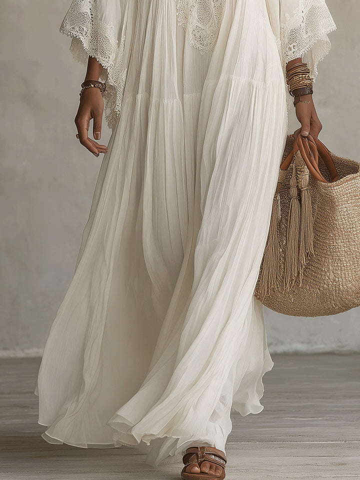 Euloria - Lightweight Pleated Summer Dress