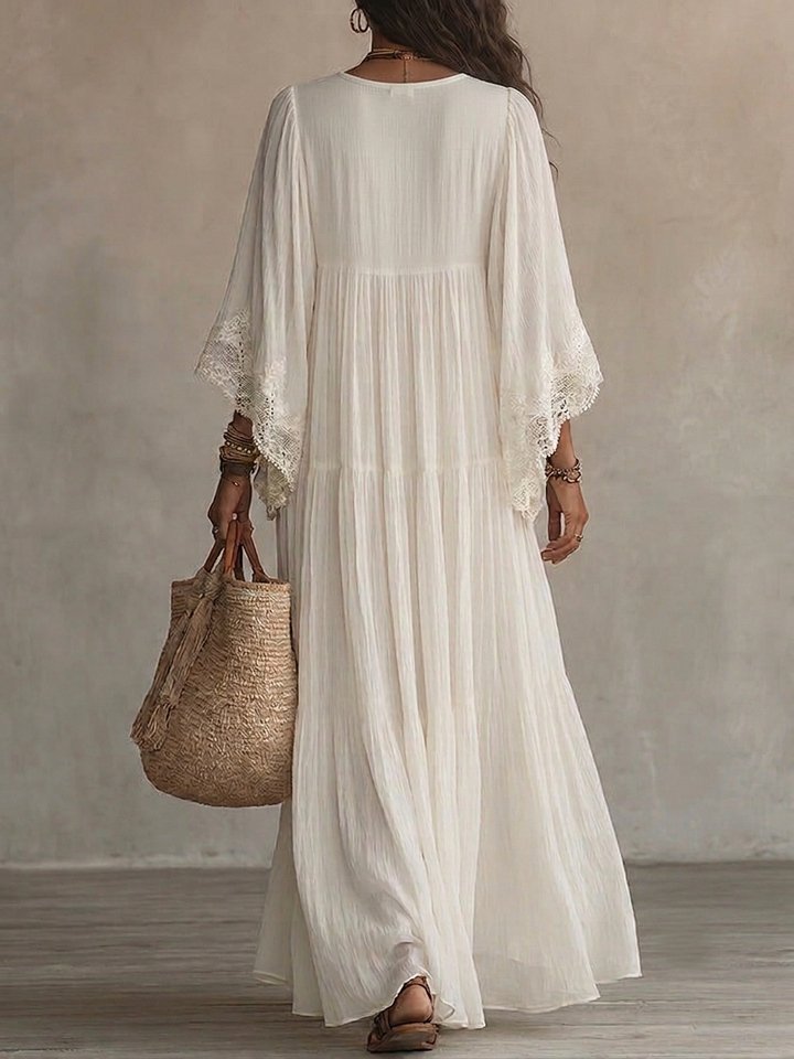 Euloria - Lightweight Pleated Summer Dress