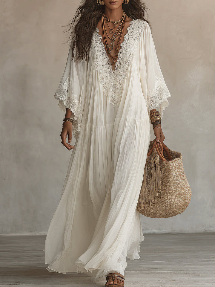 Euloria - Lightweight Pleated Summer Dress