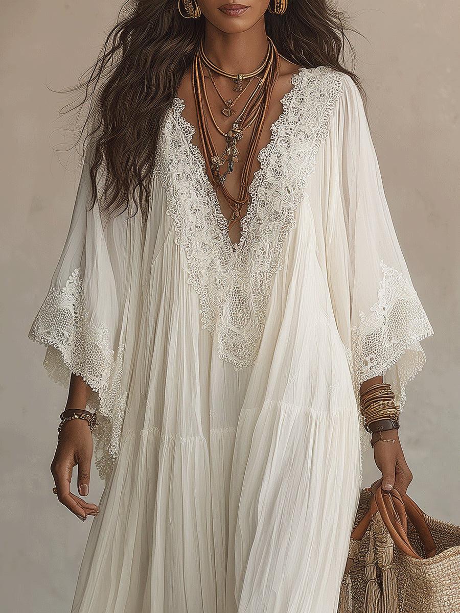Euloria - Lightweight Pleated Summer Dress
