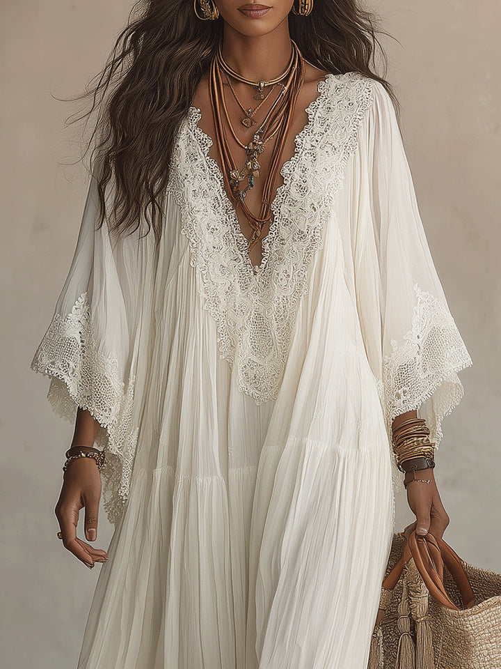 Euloria - Lightweight Pleated Summer Dress