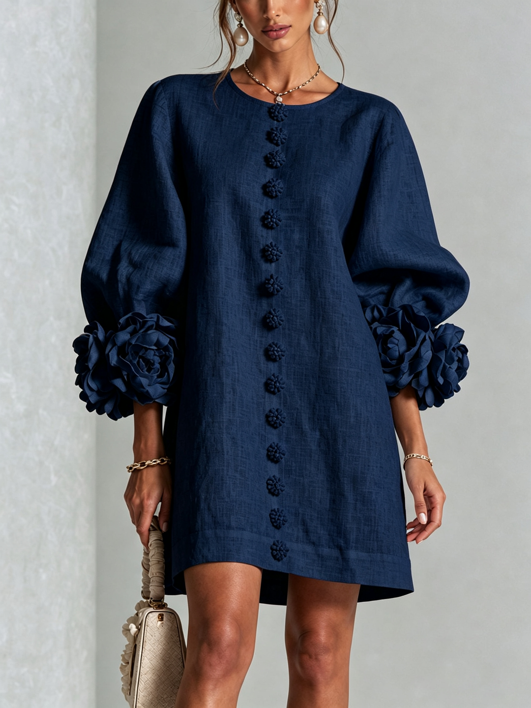 Saralyn - Sculptural Mini Dress