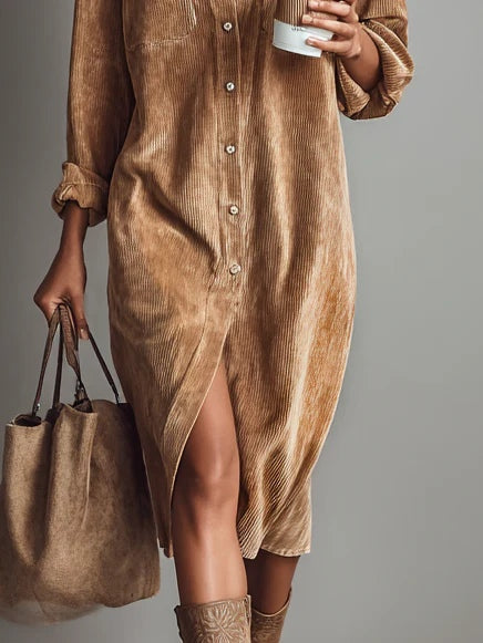 Adara - Soft-Touch Midi Dress