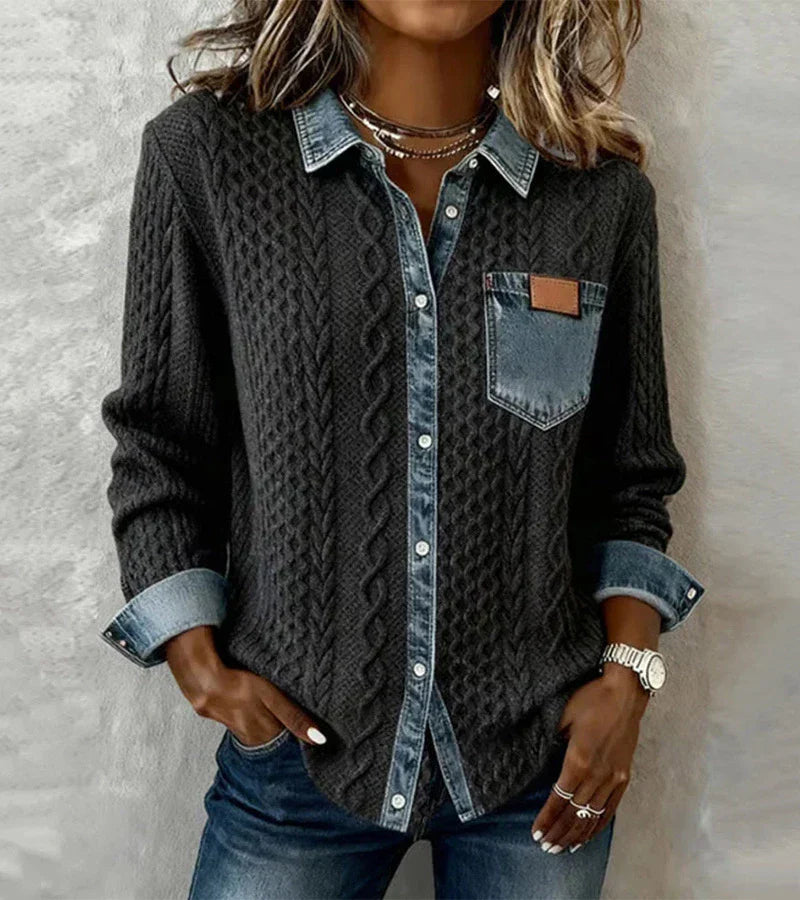 Tiralia - Textured Knit Shirt