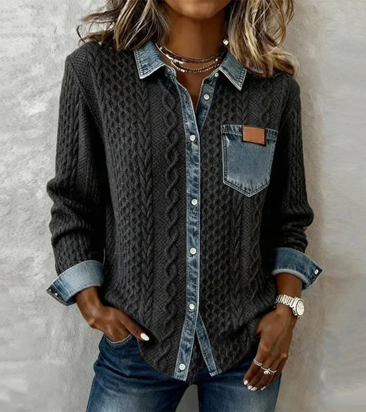 Tiralia - Textured Knit Shirt