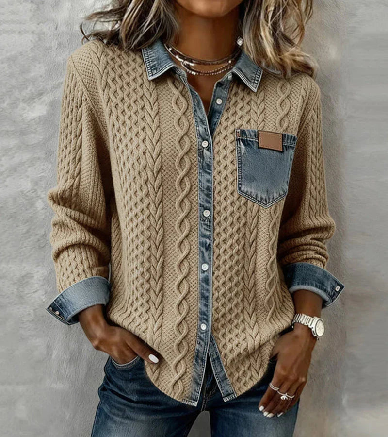 Tiralia - Textured Knit Shirt