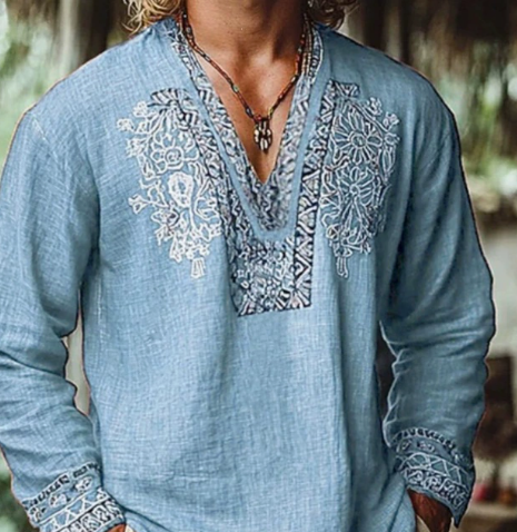 Milford - Breezy V-Neck Shirt