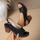 Raveyne - Cut-Out Heeled Sandals
