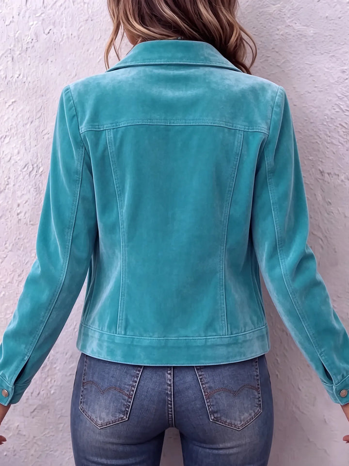 Amandria - Vintage Wash Button Jacket