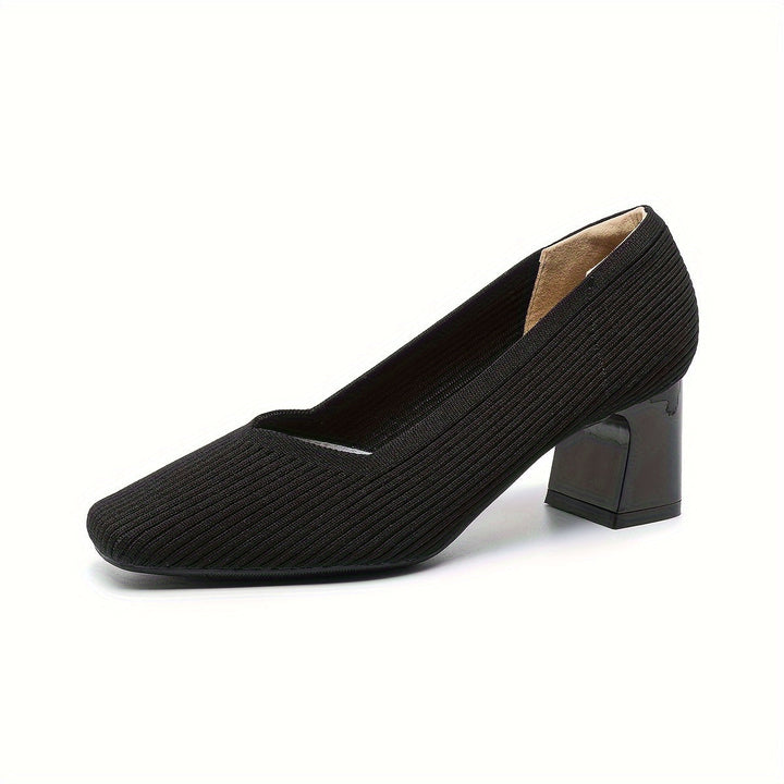 Hetty - Square-Heeled Court Shoe