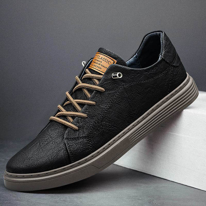 Braelon - Textured Low-Top Sneakers