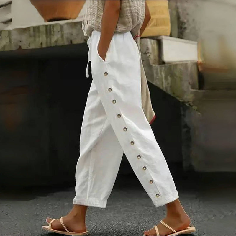Violetta - Breathable Cropped Trousers