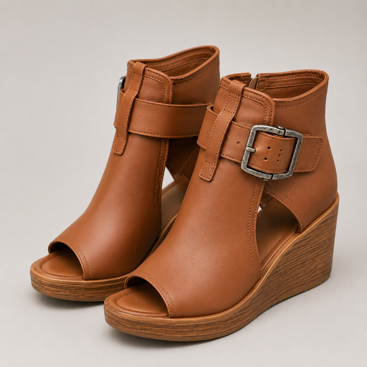 Fayre - Cushioned Wedge Ankle Boots