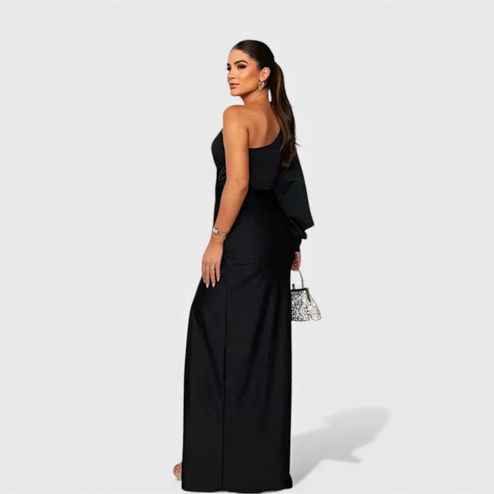 Ellivia - Soft-Touch One-Shoulder Evening Gown