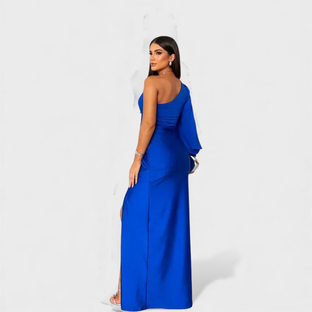 Ellivia - Soft-Touch One-Shoulder Evening Gown