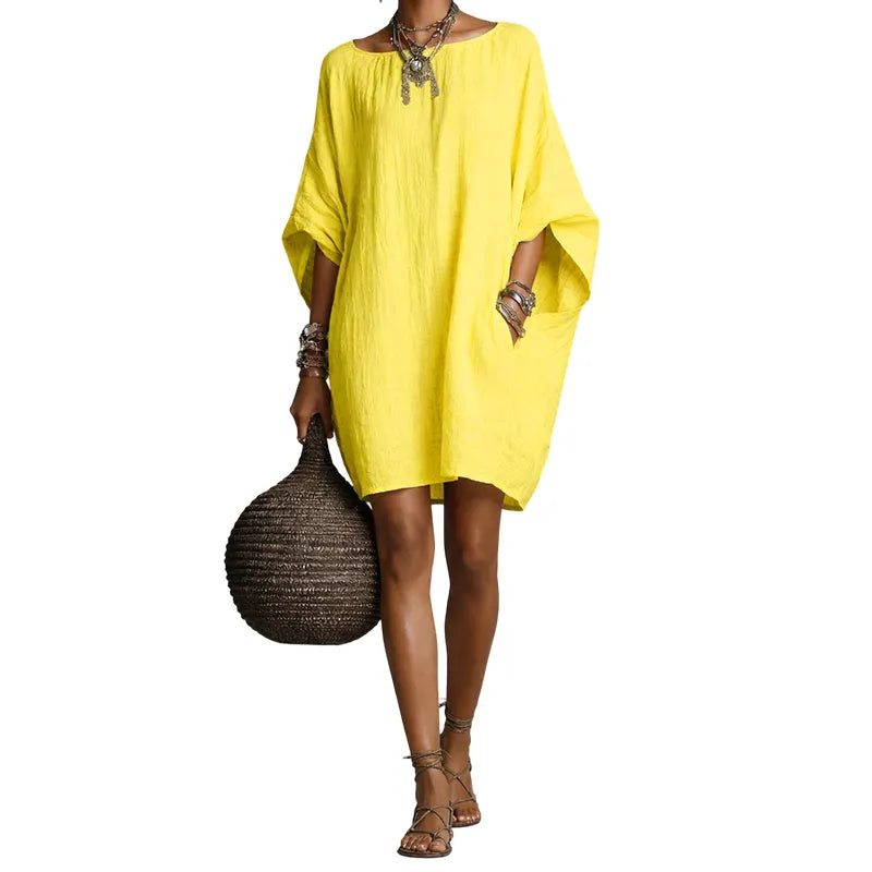 Sabina - Soft-Touch Off-Shoulder Midi Dress