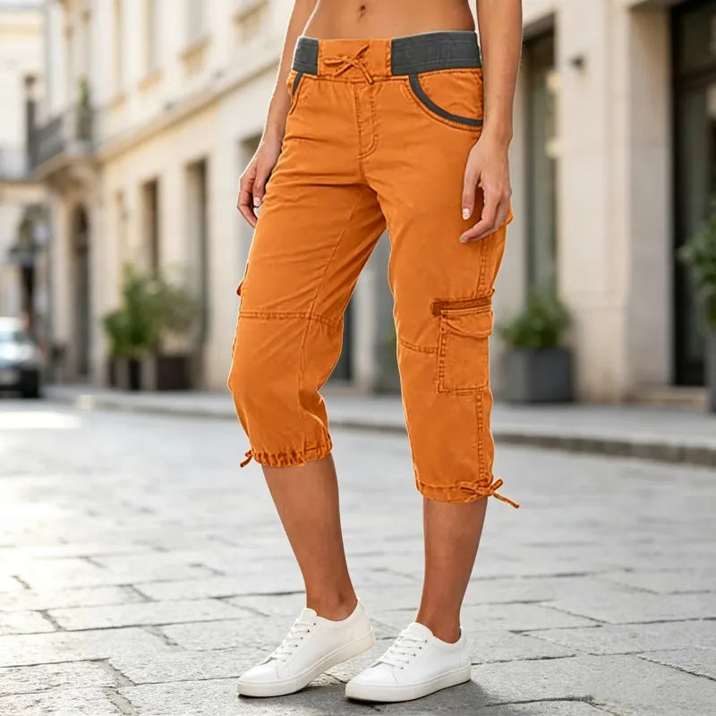 Astrelia - Utility Cargo Capri Pants
