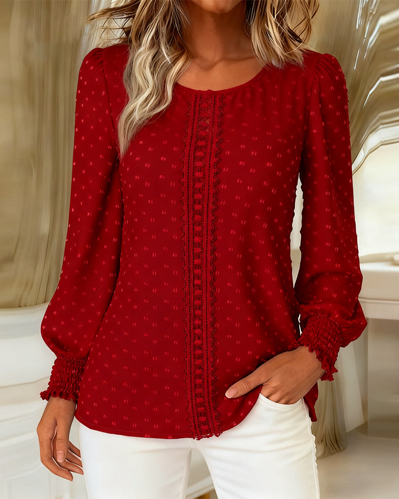 Maricea - Soft-Touch Long-Sleeve Top