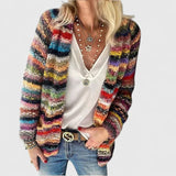 Jarina - Patterned Knit Cardigan